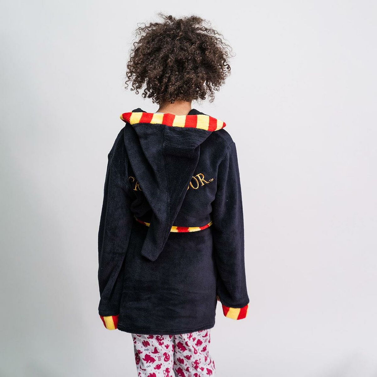 Roupão Infantil Harry Potter 30 1 30 Preto - EcoNest