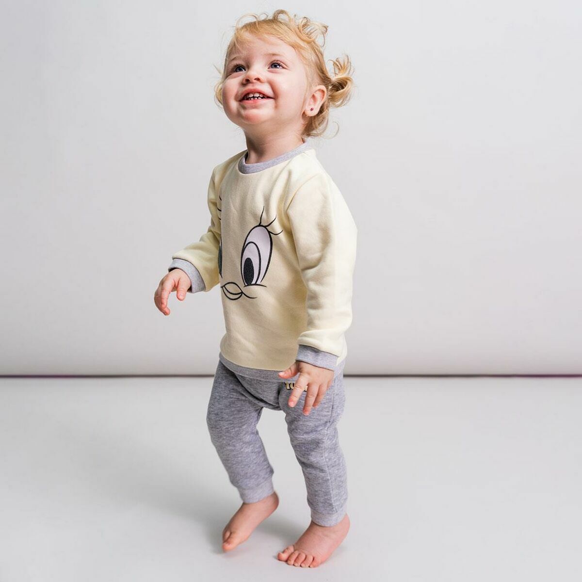 Fato de Treino Infantil Looney Tunes Amarelo - EcoNest