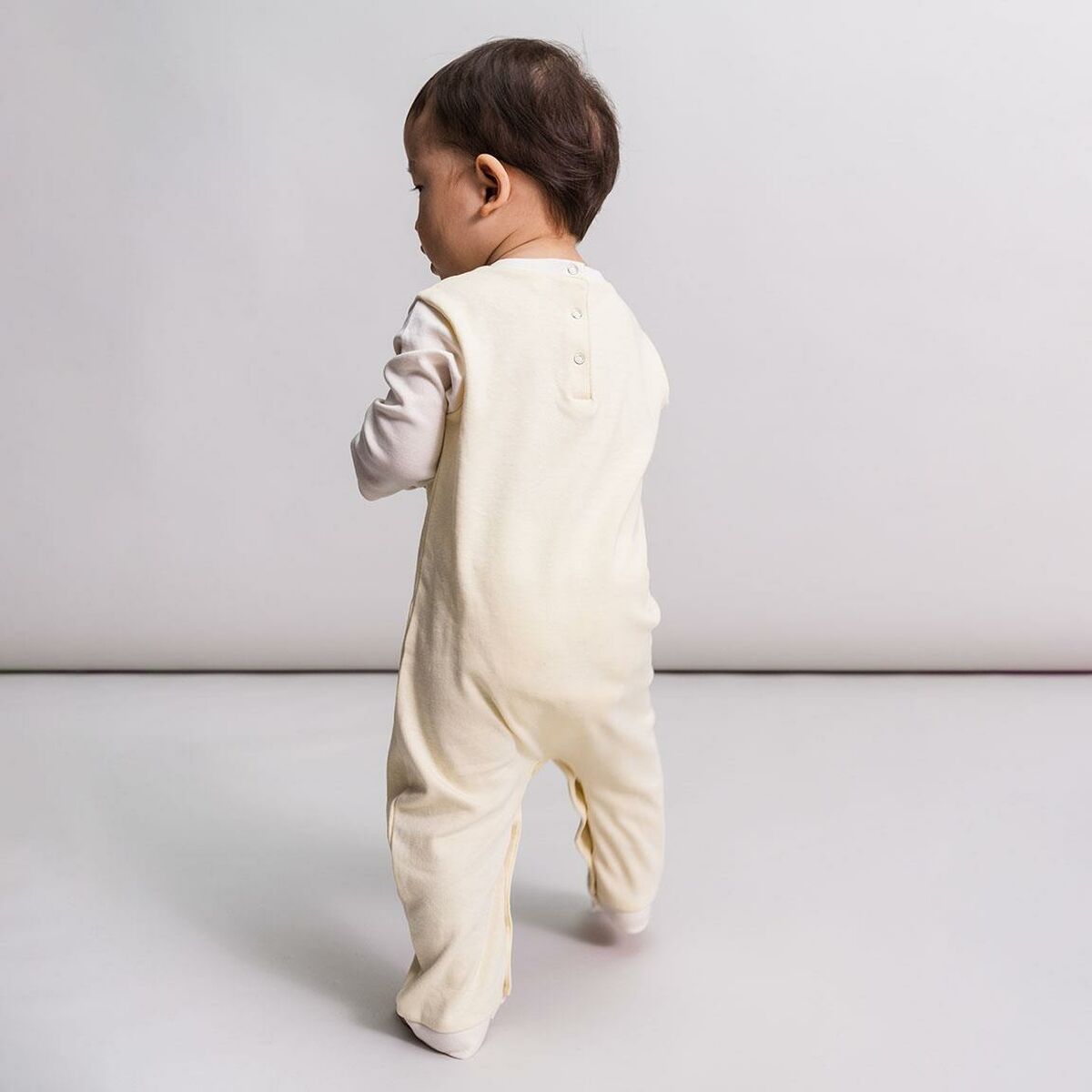 Babygrow de Manga Comprida para Bebé Looney Tunes Amarelo - EcoNest