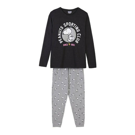 Pijama Snoopy Mulher Cinzento - EcoNest