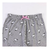 Pijama Snoopy Mulher Cinzento - EcoNest