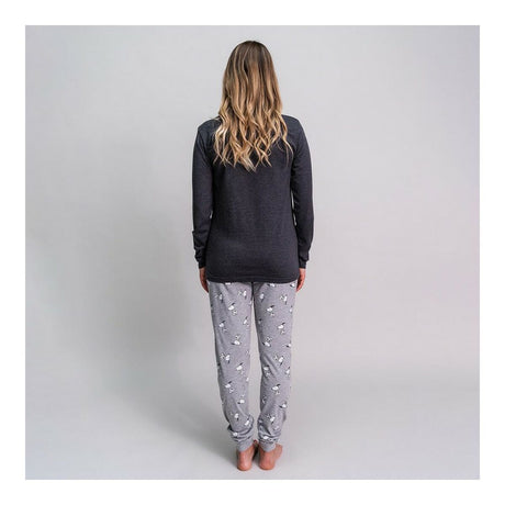 Pijama Snoopy Mulher Cinzento - EcoNest