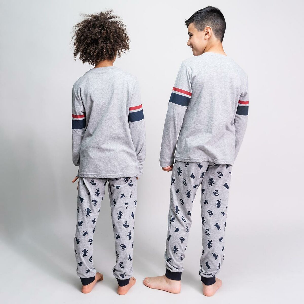 Pijama Infantil Harry Potter Cinzento - EcoNest