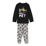 Pijama Infantil Looney Tunes Preto - EcoNest