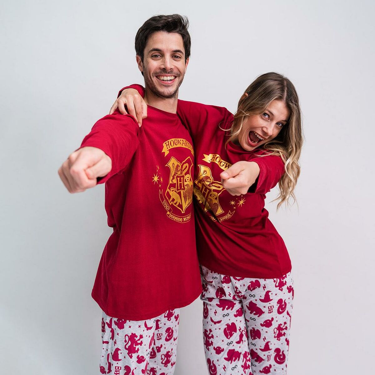 Pijama Harry Potter Homem Vermelho (Adultos) - EcoNest