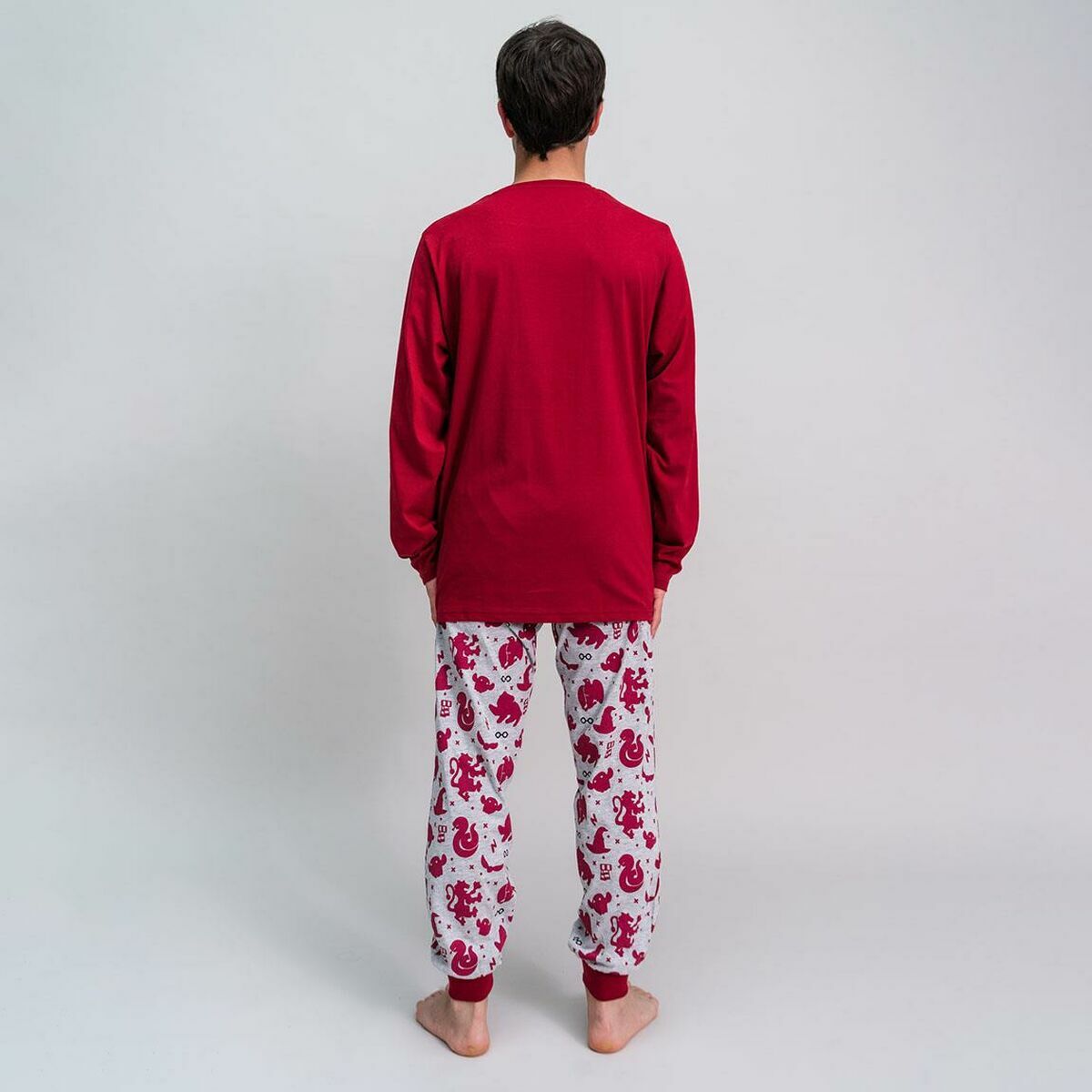 Pijama Harry Potter Homem Vermelho (Adultos) - EcoNest