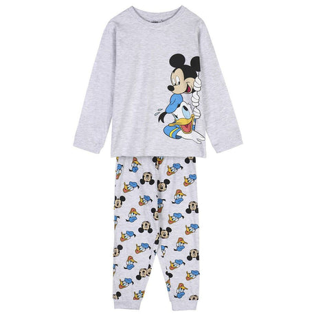 Pijama Infantil Mickey Mouse Cinzento - EcoNest