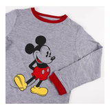 Pijama Infantil Mickey Mouse Cinzento - EcoNest