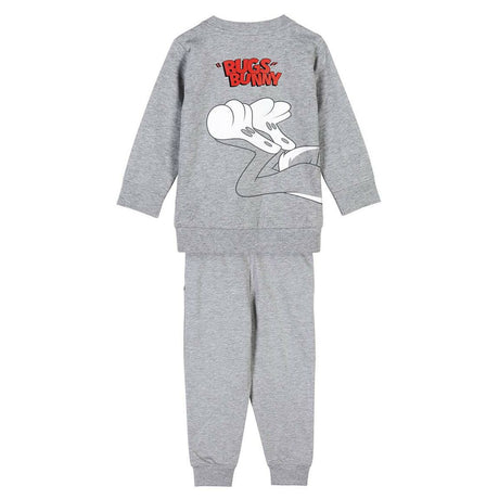 Fato de Treino Infantil Looney Tunes Cinzento - EcoNest