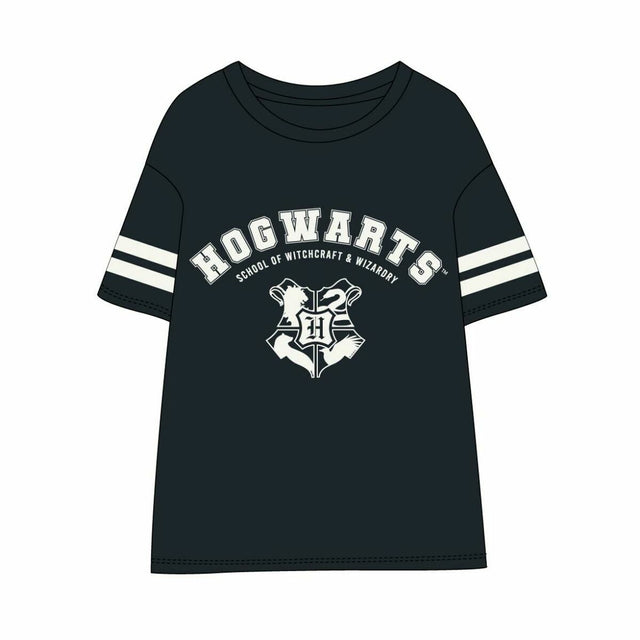 Camisola de Manga Curta Mulher Harry Potter Azul escuro - EcoNest