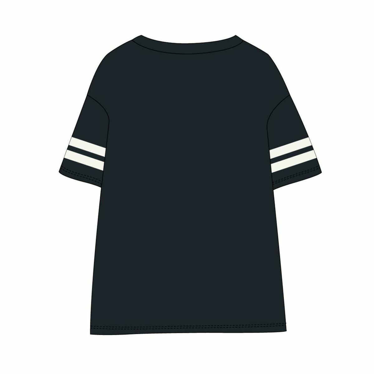 Camisola de Manga Curta Mulher Harry Potter Azul escuro - EcoNest