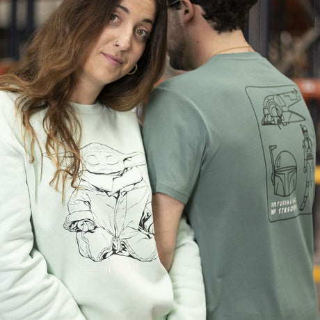 Polar sem Capuz Mulher The Mandalorian Verde - EcoNest