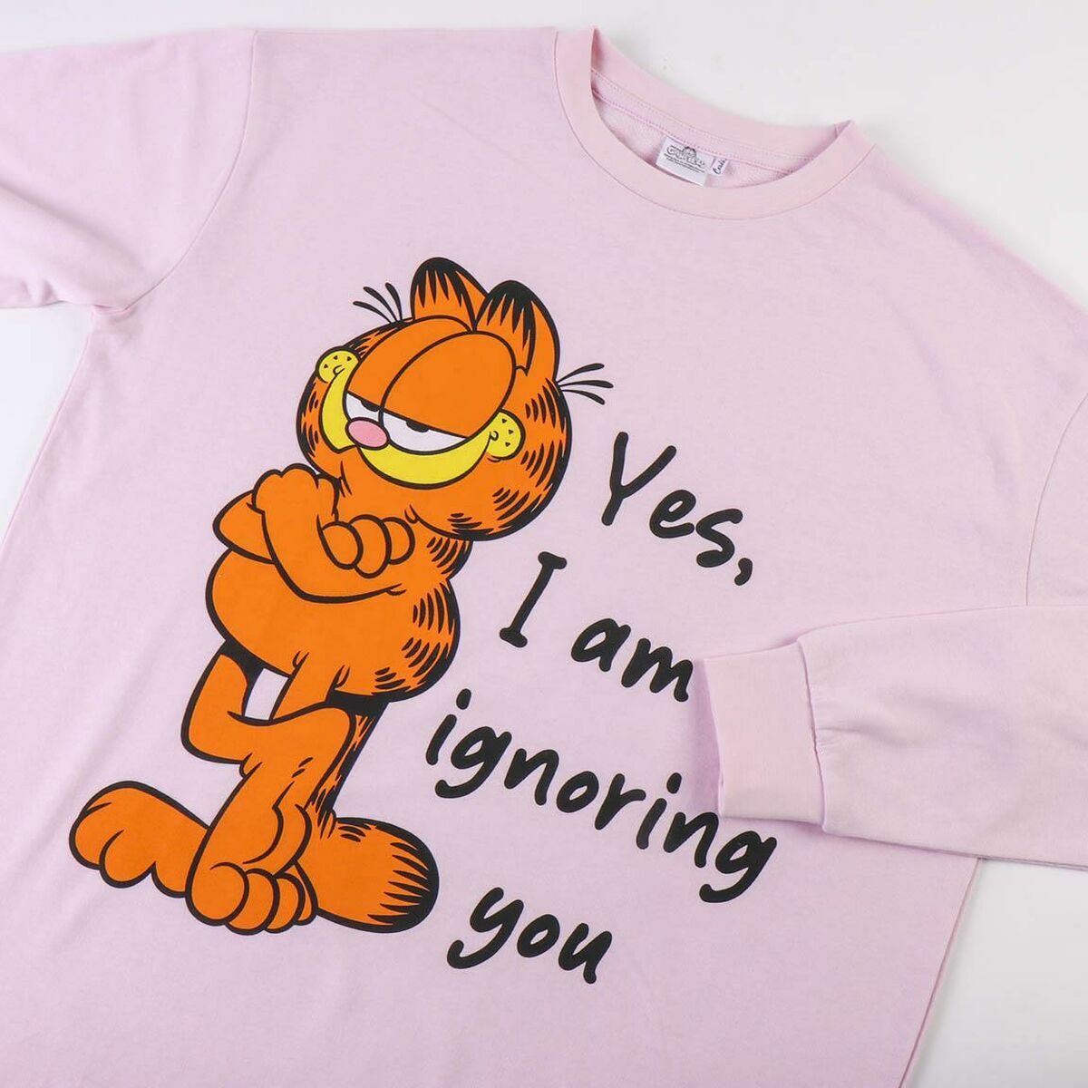 Pijama Garfield Rosa Claro - EcoNest