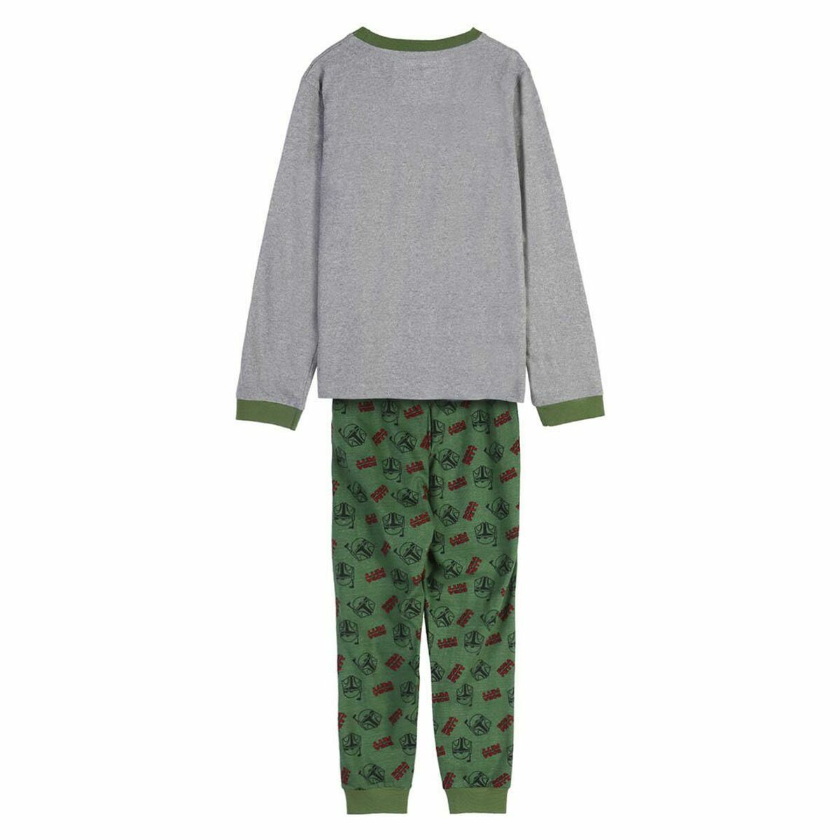 Pijama Infantil Boba Fett Cinzento Verde-escuro - EcoNest