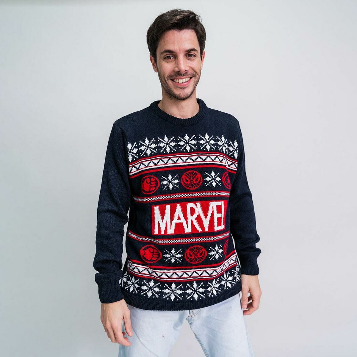 Jersey Unissexo Marvel Azul escuro - EcoNest