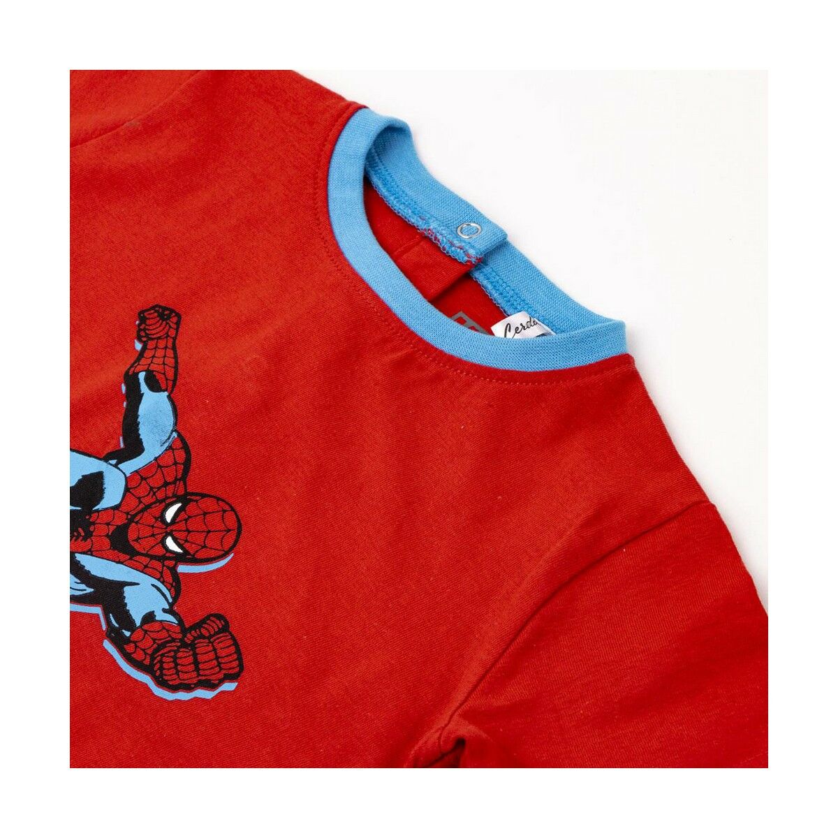 Camisola de Manga Curta Spiderman Vermelho - EcoNest