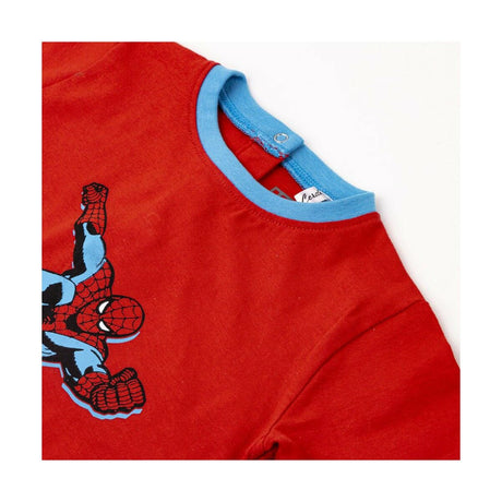 Camisola de Manga Curta Spiderman Vermelho - EcoNest