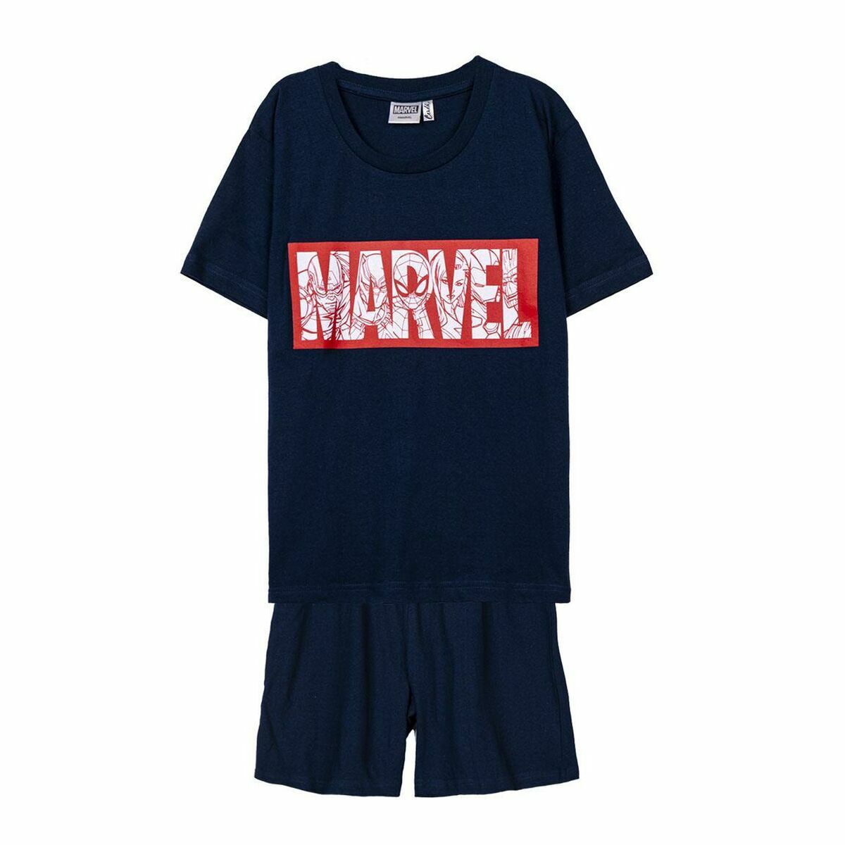 Pijama Infantil Marvel Azul escuro - EcoNest