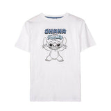 Camisola de Manga Curta Homem Stitch Branco - EcoNest