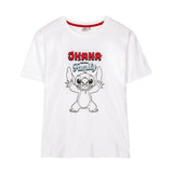 Camisola de Manga Curta Mulher Stitch Branco - EcoNest