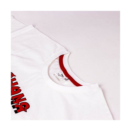 Camisola de Manga Curta Mulher Stitch Branco - EcoNest