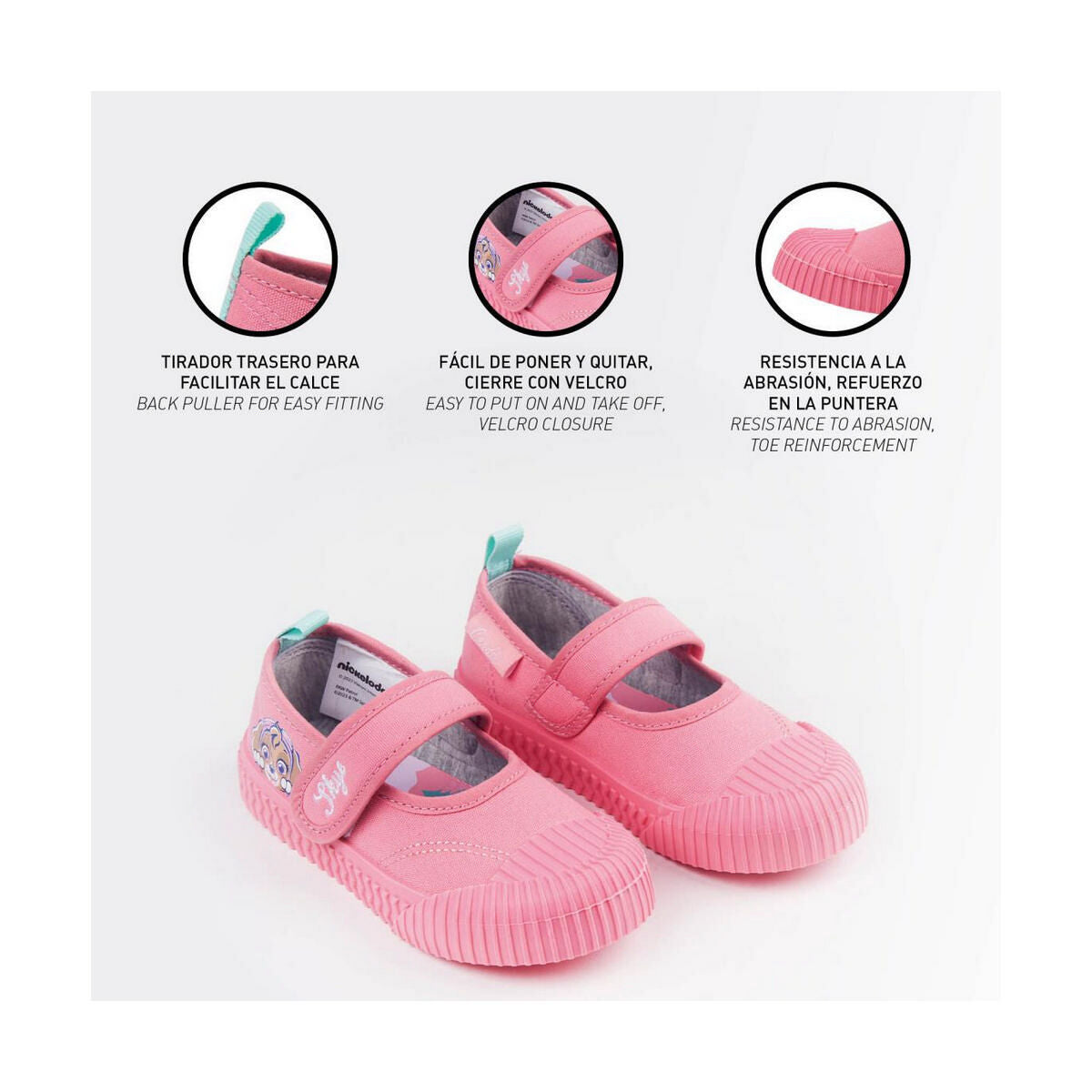 Ténis Casual The Paw Patrol Infantil Cor de Rosa - EcoNest