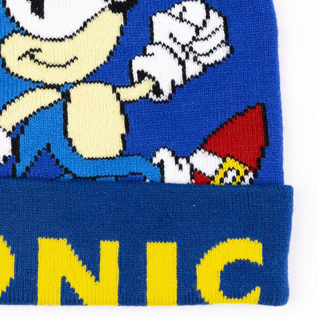 Gorro Infantil Sonic Azul (Tamanho único) - EcoNest