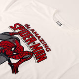 Camisola de Manga Curta Infantil Spiderman Branco - EcoNest