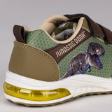 Sapatilhas Desportivas com LED Jurassic Park Velcro Verde - EcoNest