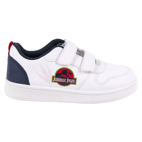 Sapatilhas de Desporto Infantis Jurassic Park Velcro Branco - EcoNest