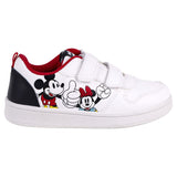 Sapatilhas de Desporto Infantis Mickey Mouse Velcro Branco - EcoNest