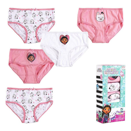 Conjunto de Cuecas para Menina Gabby's Dollhouse 5 Unidades Multicolor - EcoNest