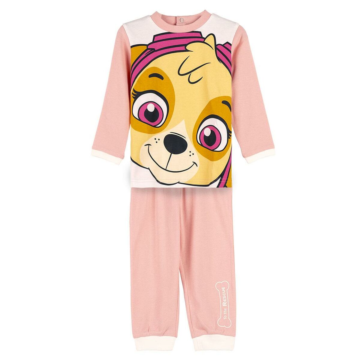 Pijama Infantil The Paw Patrol Cor de Rosa - EcoNest