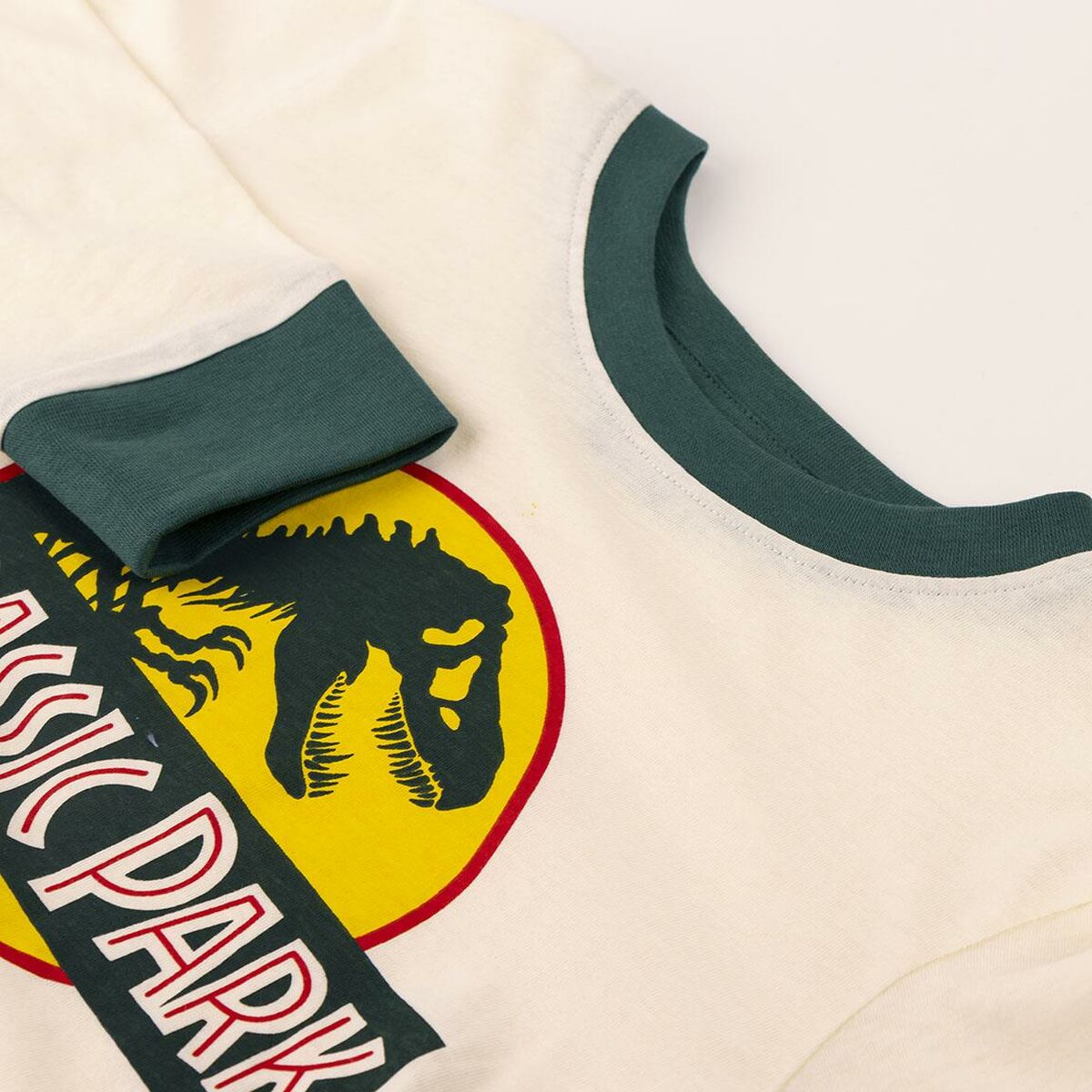 Pijama Infantil Jurassic Park Bege - EcoNest