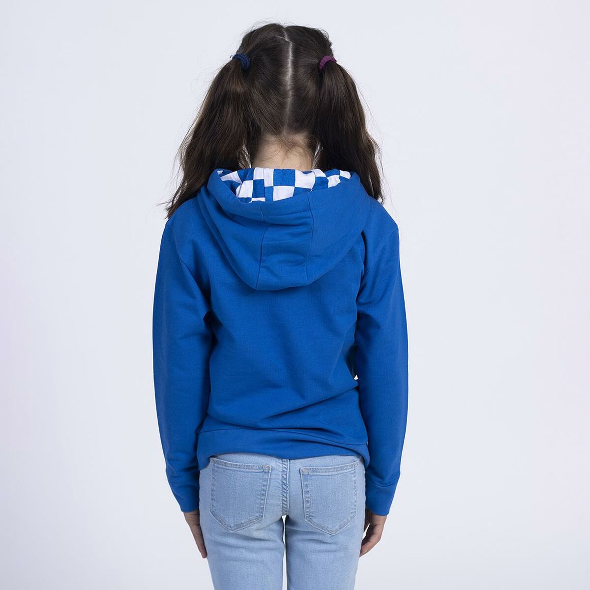 Camisola com Capuz Menina Sonic Azul - EcoNest