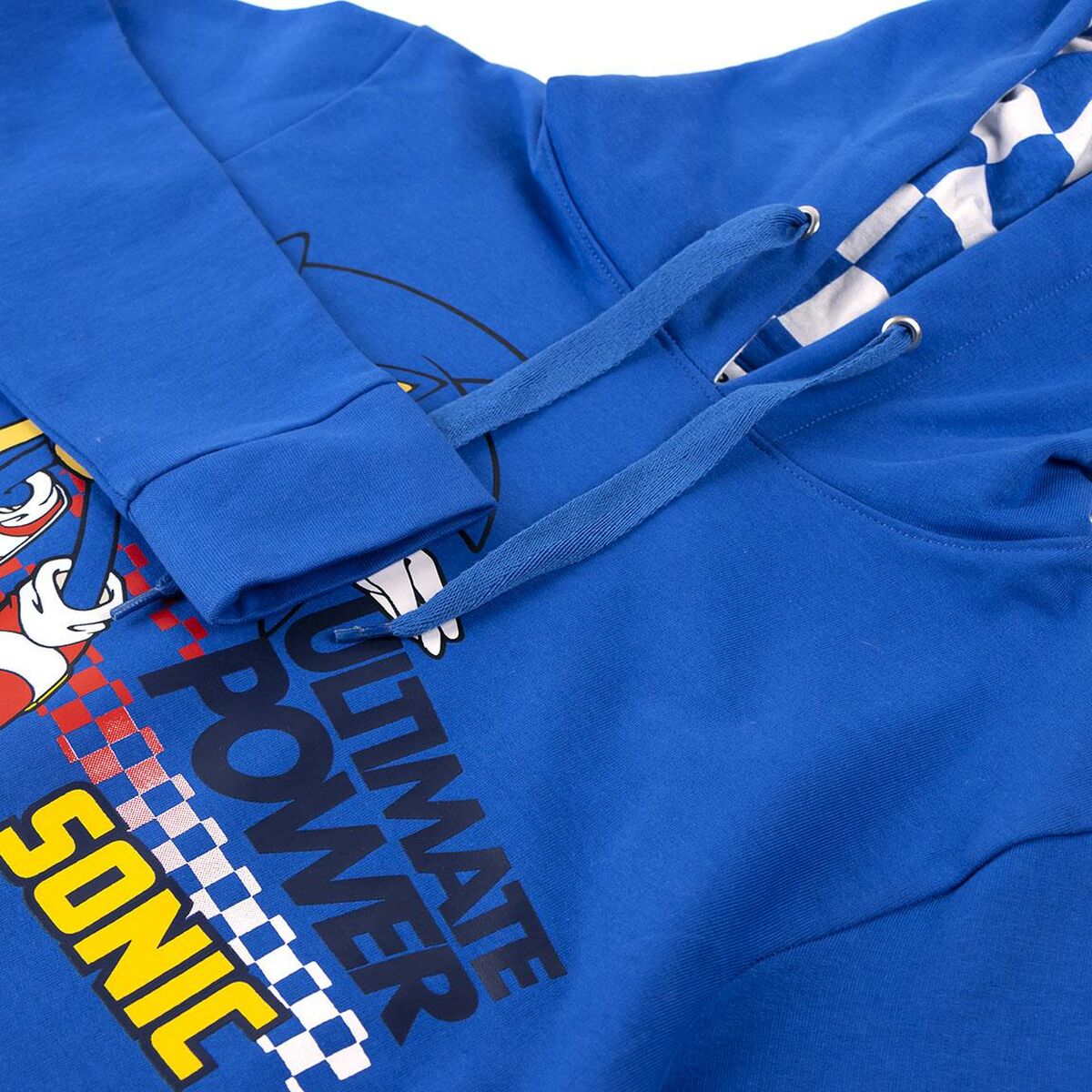 Camisola com Capuz Menina Sonic Azul - EcoNest