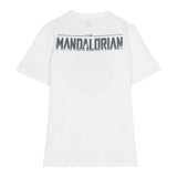 Camisola de Manga Curta Infantil The Mandalorian Branco - EcoNest