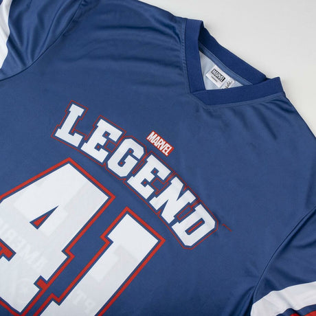 Camisola de Manga Curta Unissexo The Avengers Legend Azul - EcoNest