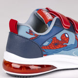 Sapatilhas Desportivas com LED Spiderman Velcro Azul - EcoNest