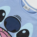 Pijama Infantil Stitch Azul - EcoNest