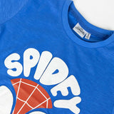 Camisola de Manga Curta Infantil Spidey Azul - EcoNest