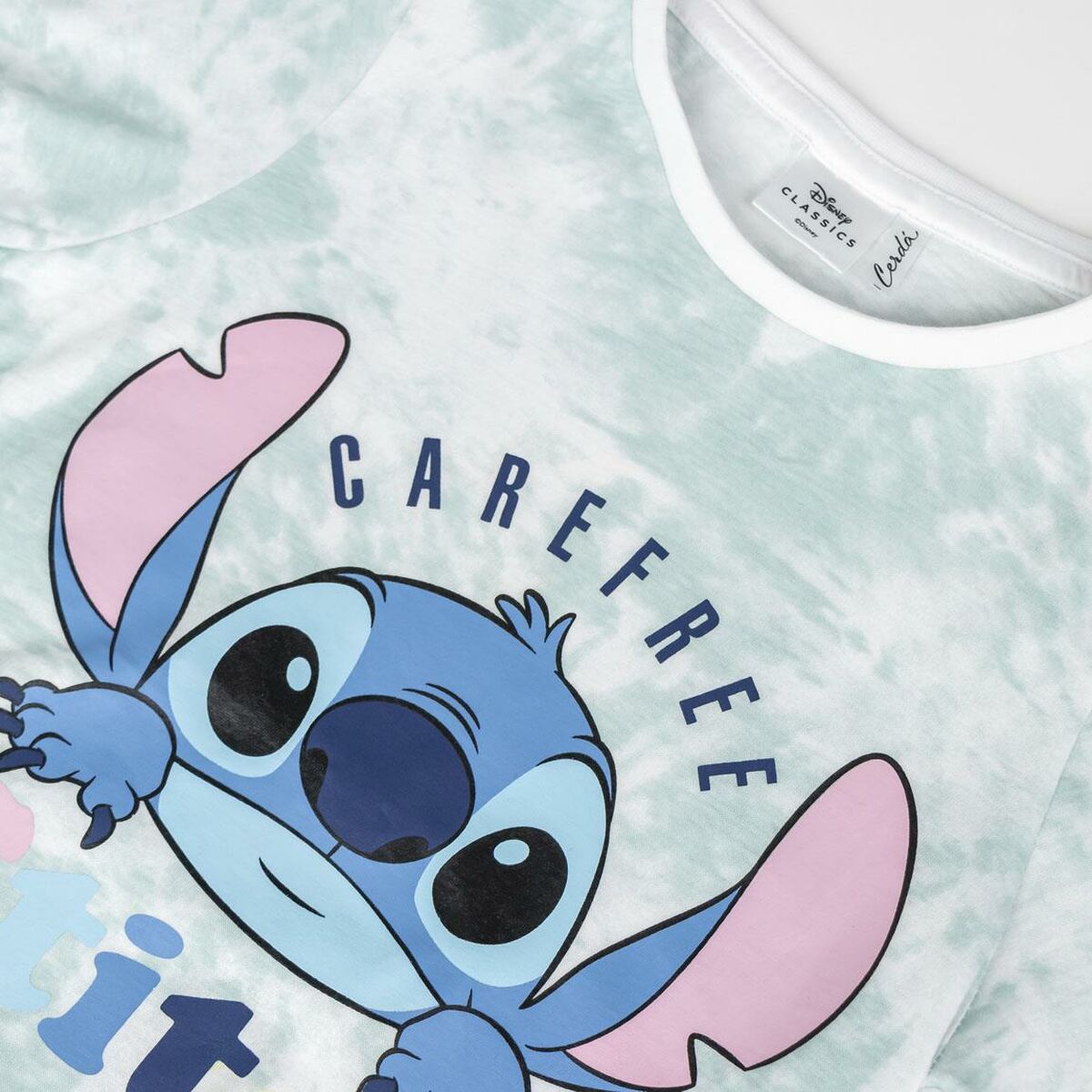 Camisola de Manga Curta Infantil Stitch Multicolor - EcoNest