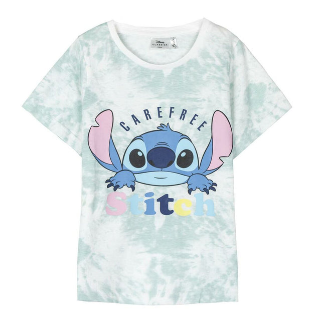 Camisola de Manga Curta Infantil Stitch Multicolor - EcoNest