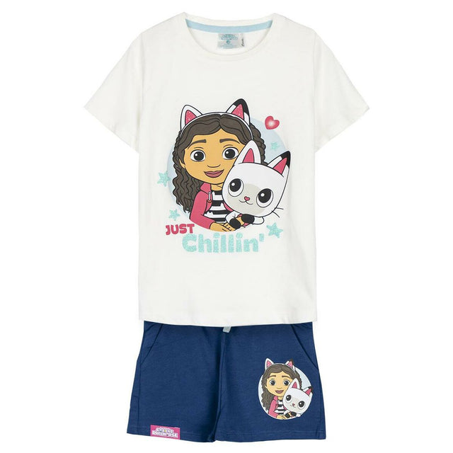 Pijama Infantil Gabby's Dollhouse Bege - EcoNest