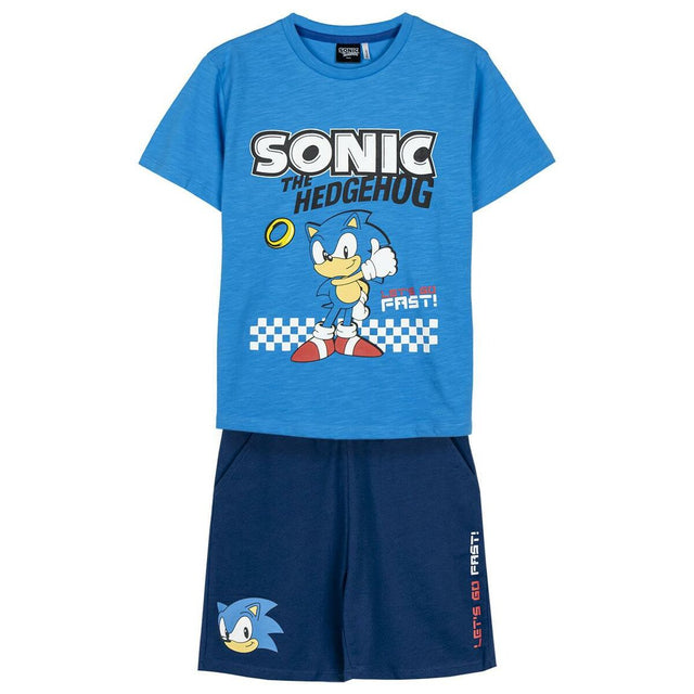 Conjunto de Vestuário Sonic Azul - EcoNest