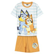 Pijama Infantil Bluey Azul Claro - EcoNest