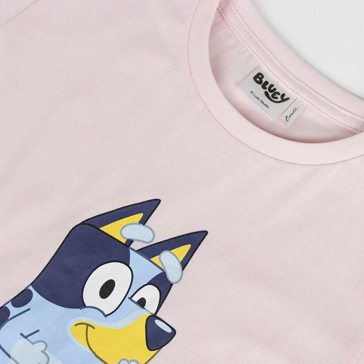 Pijama Infantil Bluey Cor de Rosa - EcoNest