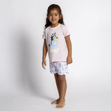 Pijama Infantil Bluey Cor de Rosa - EcoNest