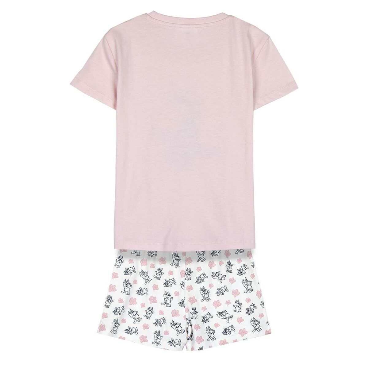 Pijama Infantil Bluey Cor de Rosa - EcoNest