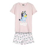 Pijama Infantil Bluey Cor de Rosa - EcoNest